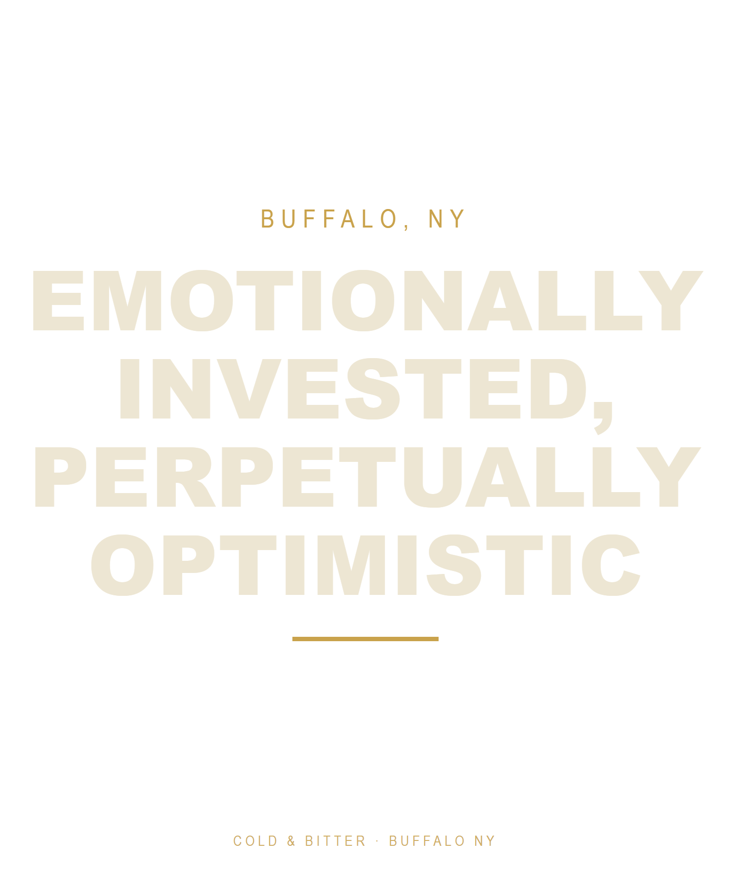 Emotionally Invested, Perpetually Optimistic — Black garment