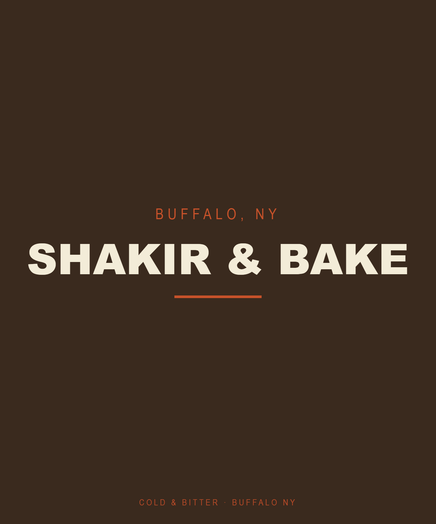 Shakir & Bake — Buffalo NY t-shirt