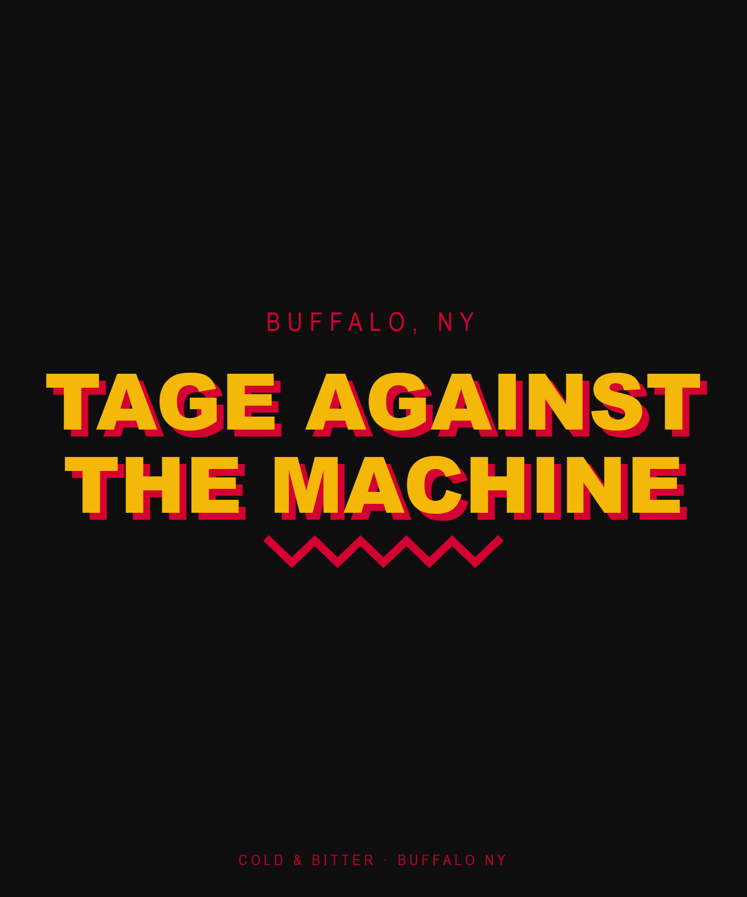 Tage Against The Machine — Buffalo NY t-shirt