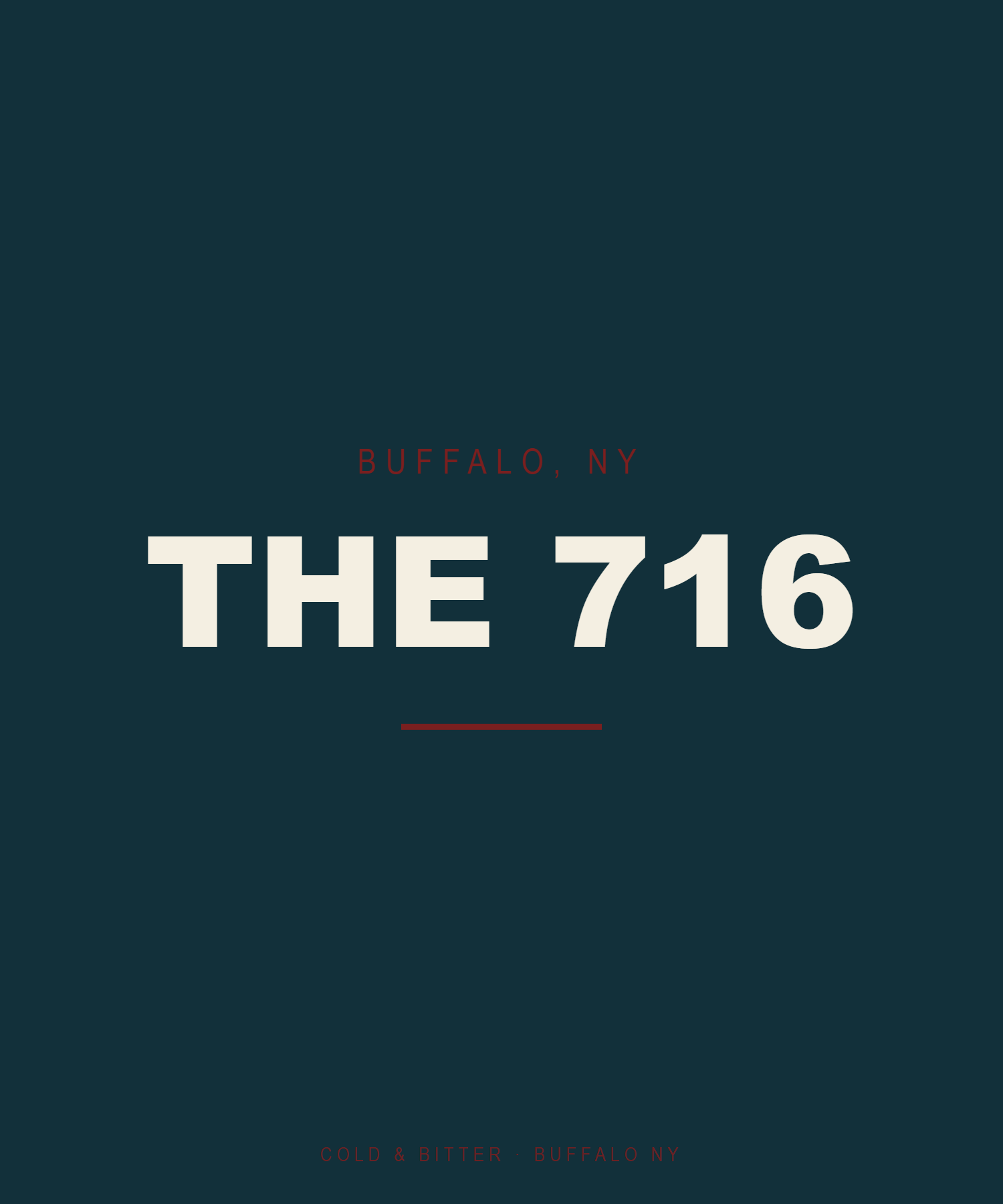 The 716 — Buffalo NY t-shirt
