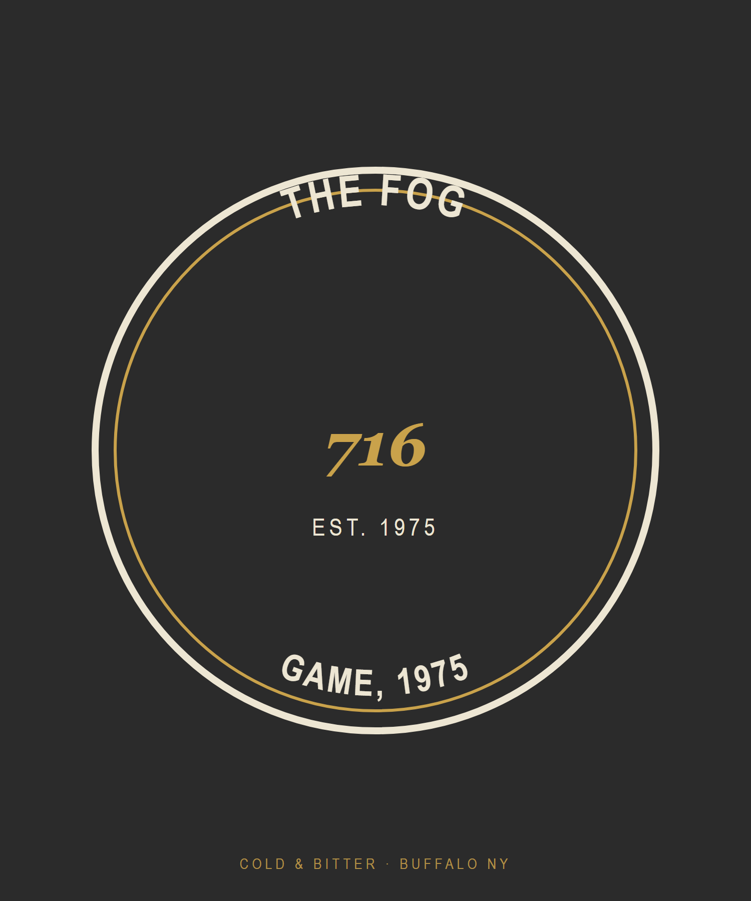 The Fog Game, 1975 — Buffalo NY t-shirt
